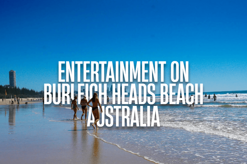Entertainment On Burleigh Heads Beach, Australia