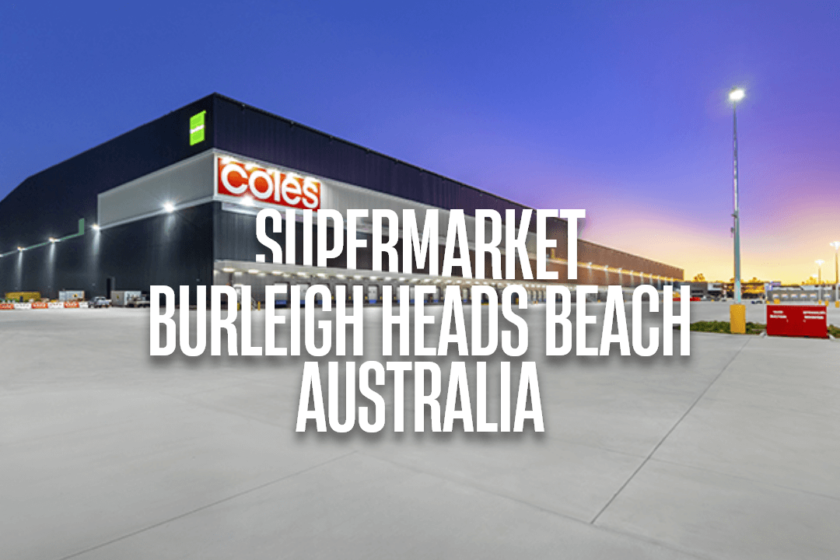 Nearby Supermarket Burleigh Heads Beach, Australia