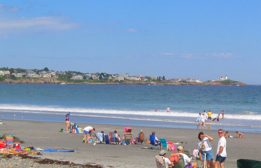 Long Sands Beach Maine New England USA